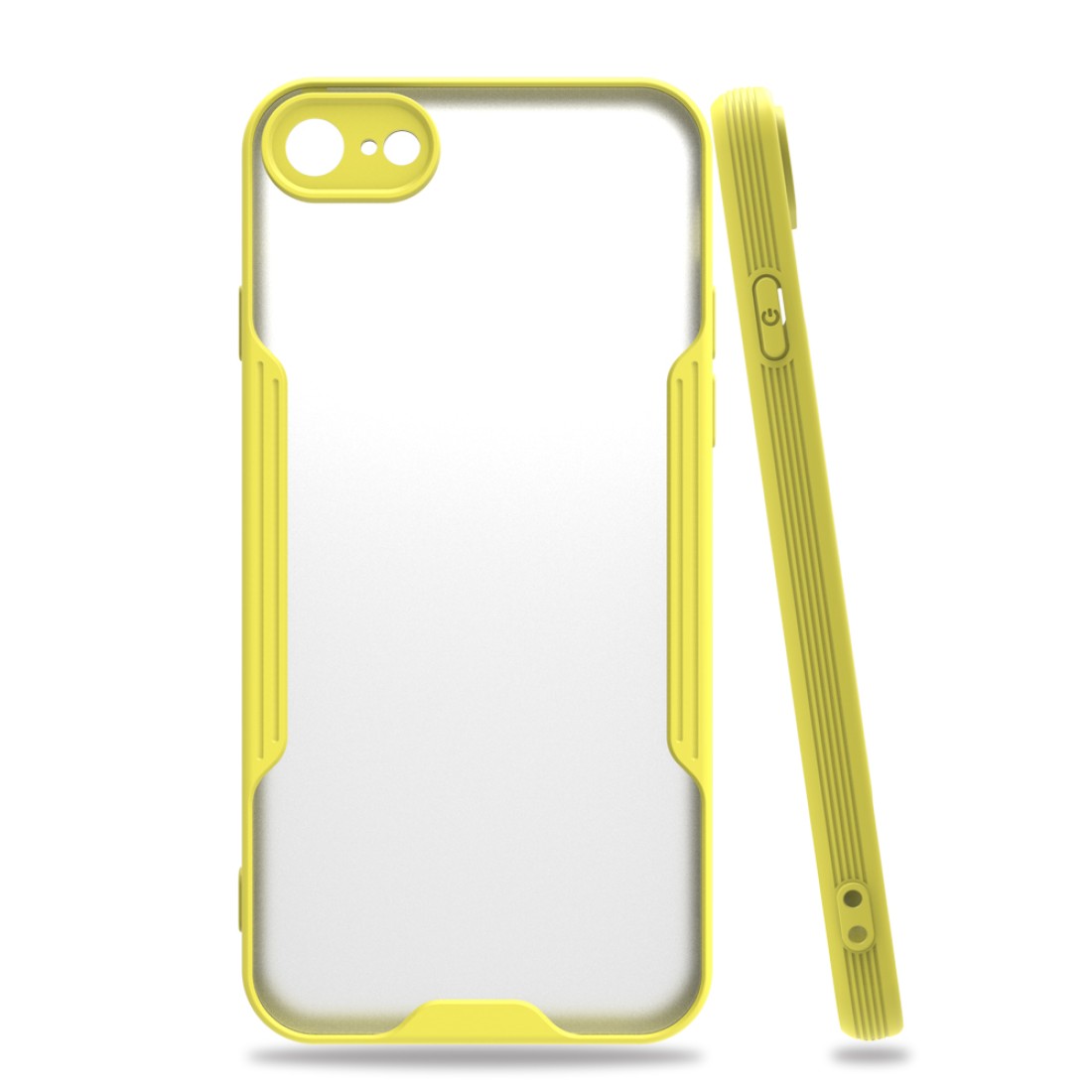 iPhone 7 Kılıf Platin Silikon - Sarı