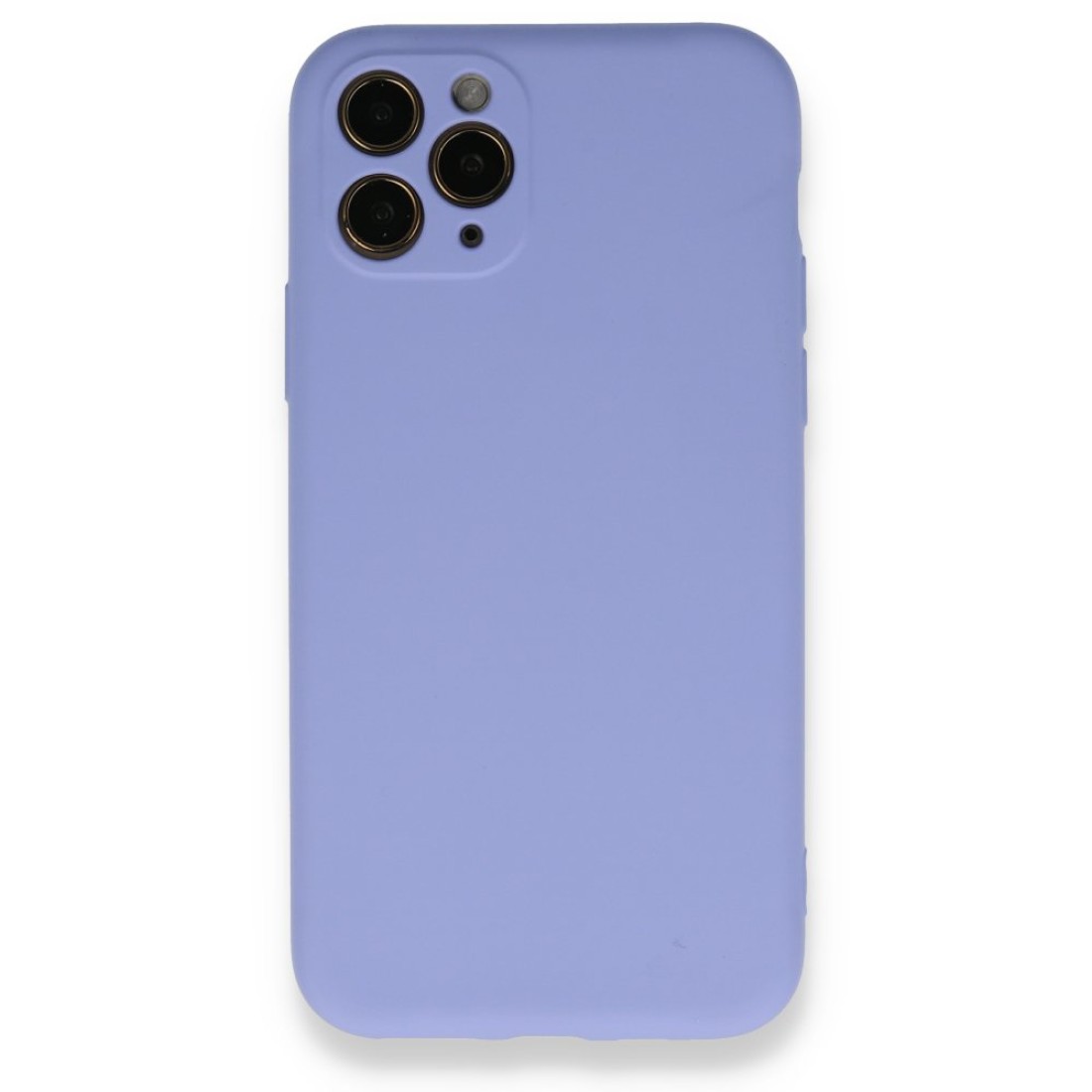  iPhone 11 Pro Kılıf Nano içi Kadife Silikon - Lila