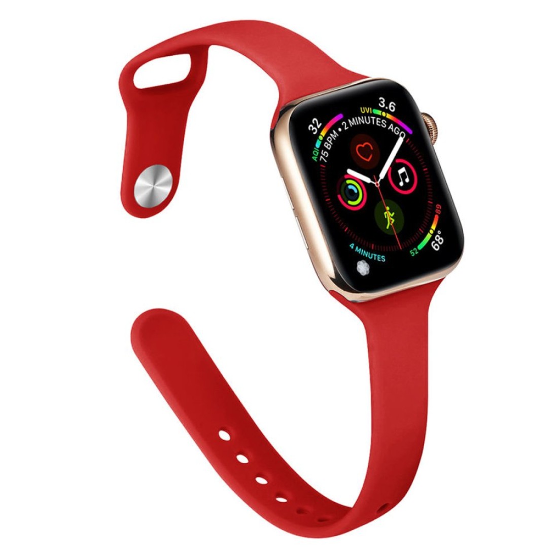  Apple Watch 38mm Klasik Kordon - Kırmızı