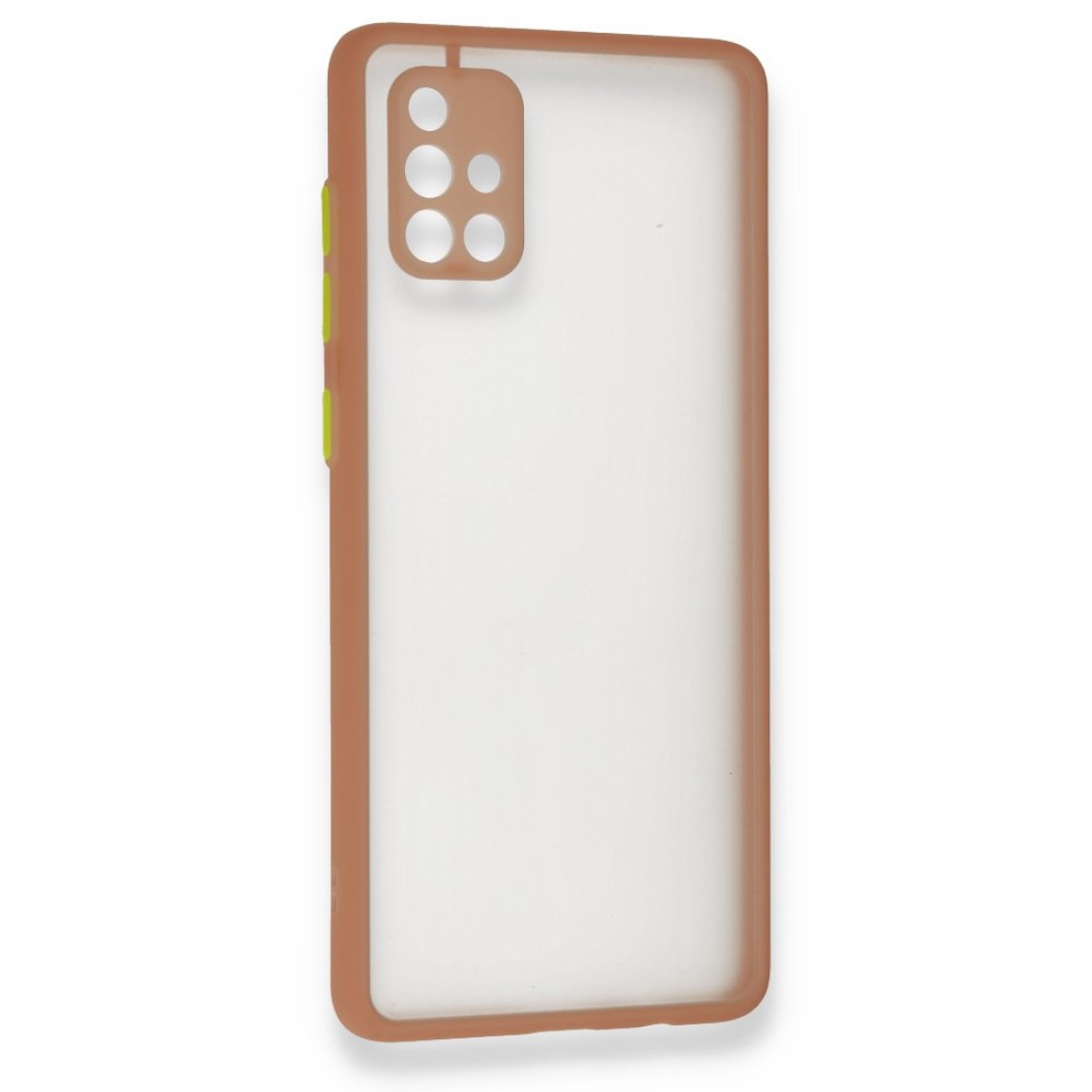 Samsung Galaxy A71 Kılıf Montreal Silikon Kapak - Pembe Samsung Galaxy A71 Kılıf Montreal Silikon Kapak - Pembe