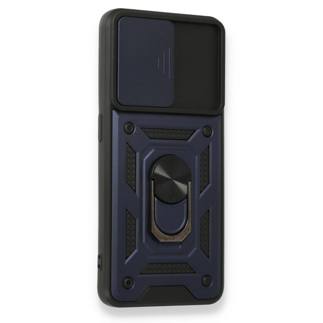 Oppo A74 4G Kılıf Pars Lens Yüzüklü Silikon - Lacivert Oppo A74 4G Kılıf Pars Lens Yüzüklü Silikon - Lacivert