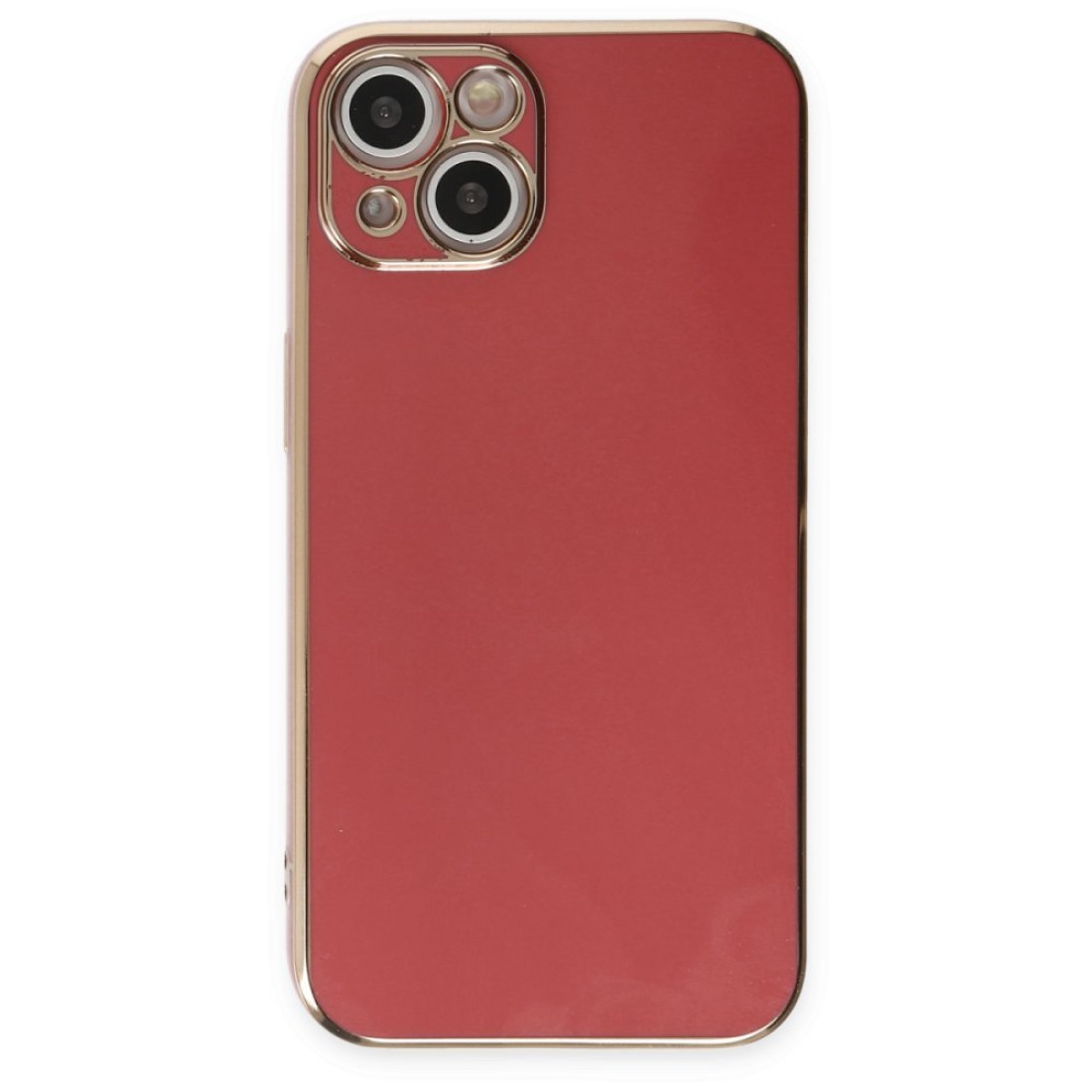 iPhone 14 Plus Kılıf Volet Silikon - Kırmızı iPhone 14 Plus Kılıf Volet Silikon - Kırmızı