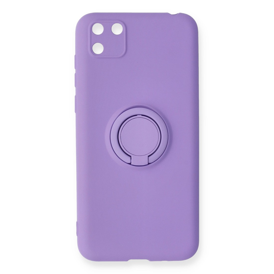 Huawei Y5P Kılıf Viktor Yüzüklü Silikon - Mor Huawei Y5P Kılıf Viktor Yüzüklü Silikon - Mor