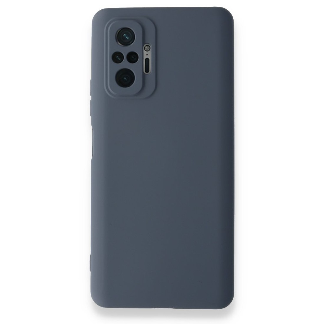  Xiaomi Redmi Note 10 Pro Kılıf Nano içi Kadife Silikon - Gri