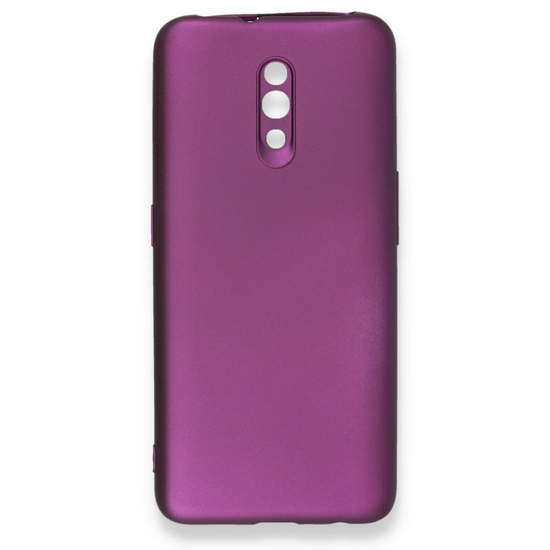  Oppo Reno Kılıf First Silikon - Mürdüm