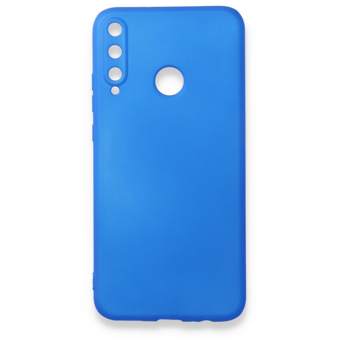  Huawei P40 Lite E Kılıf First Silikon - Mavi