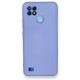  Realme C21 Kılıf Nano içi Kadife Silikon - Lila