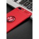 iPhone 7 Plus Kılıf Range Yüzüklü Silikon - Kırmızı iPhone 7 Plus Kılıf Range Yüzüklü Silikon - Kırmızı
