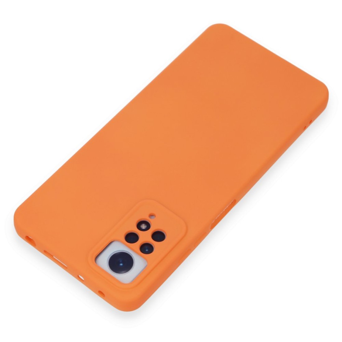 Xiaomi Redmi Note 12 Pro 4G Kılıf Nano içi Kadife Silikon - Turuncu Xiaomi Redmi Note 12 Pro 4G Kılıf Nano içi Kadife Silikon - Turuncu