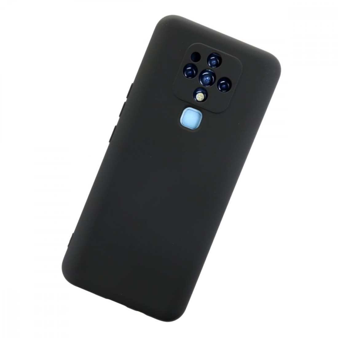  Tecno Camon 16 Kılıf Nano içi Kadife Silikon - Siyah
