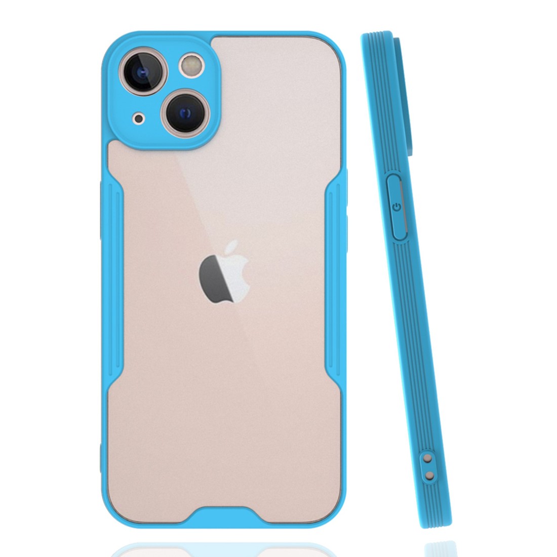 iPhone 14 Plus Kılıf Platin Silikon - Mavi iPhone 14 Plus Kılıf Platin Silikon - Mavi