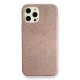 iPhone 12 Pro Kılıf Simli Katmanlı Silikon - Rose iPhone 12 Pro Kılıf Simli Katmanlı Silikon - Rose