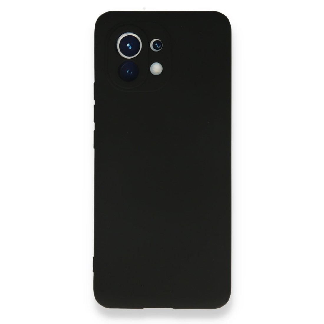  Xiaomi Mi 11 Kılıf Nano içi Kadife Silikon - Siyah