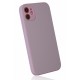  iPhone 12 Kılıf Glass Kapak - Mor