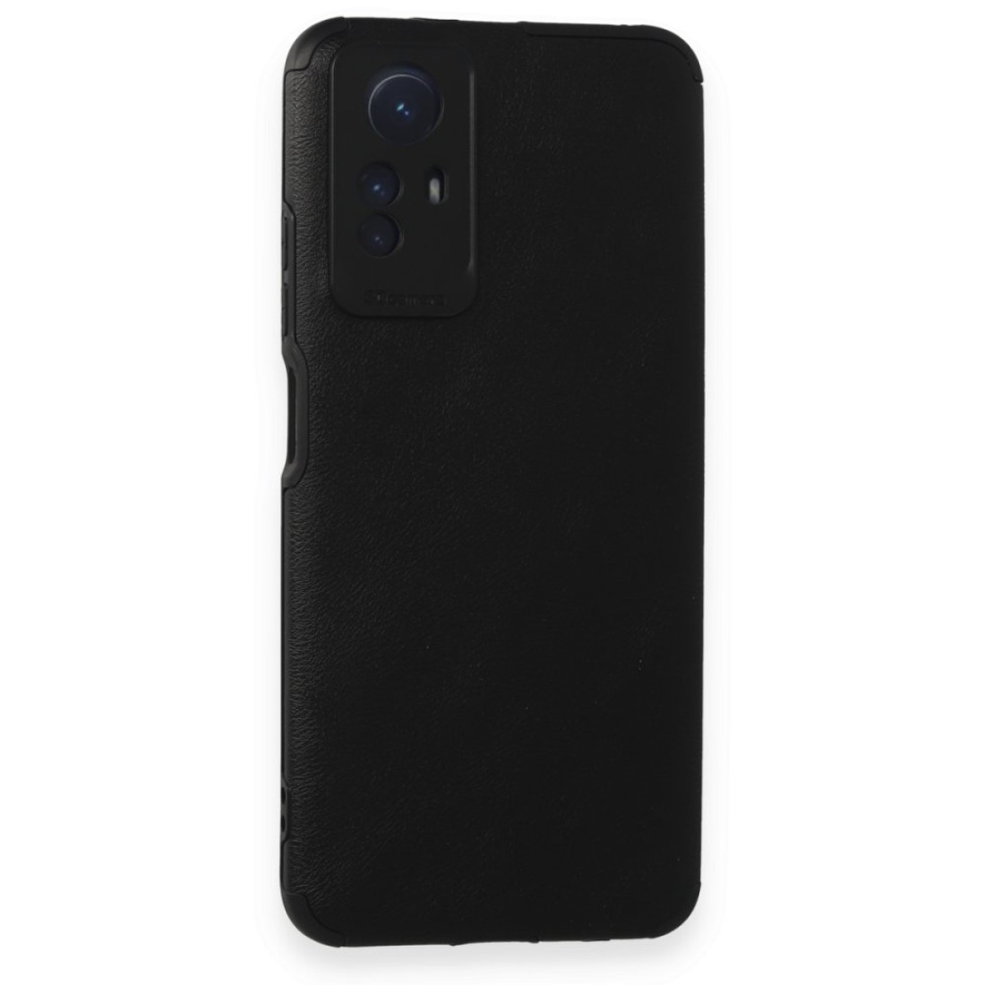  Xiaomi Redmi Note 12S Kılıf Loop Deri Silikon - Siyah
