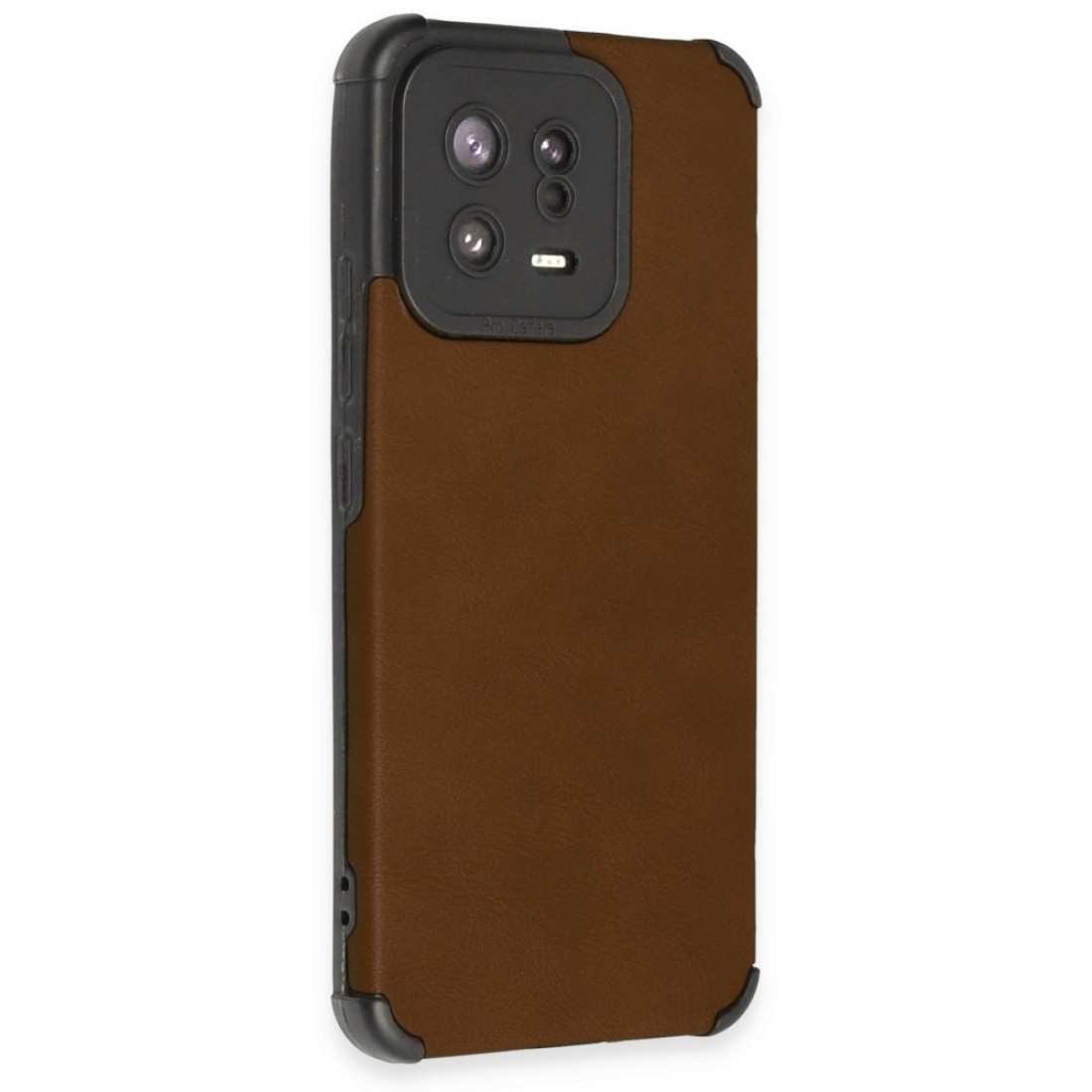 Xiaomi Mi 13 Kılıf Loop Deri Silikon - Kahverengi Xiaomi Mi 13 Kılıf Loop Deri Silikon - Kahverengi