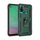  Huawei P40 Lite E Kılıf Sofya Yüzüklü Silikon Kapak - Yeşil