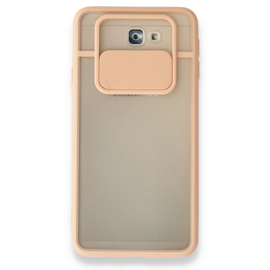  Samsung Galaxy J7 Prime Kılıf Palm Buzlu Kamera Sürgülü Silikon - Pembe