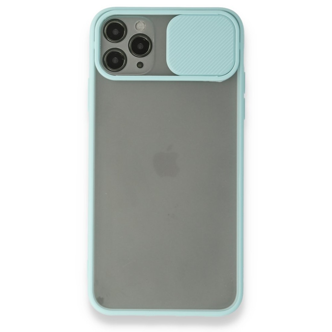  iPhone 11 Pro Kılıf Palm Buzlu Kamera Sürgülü Silikon - Turkuaz