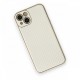  iPhone 13 Kılıf Coco Karbon Silikon - Beyaz