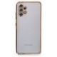  Samsung Galaxy A32 Kılıf Razer Lensli Silikon - Gold