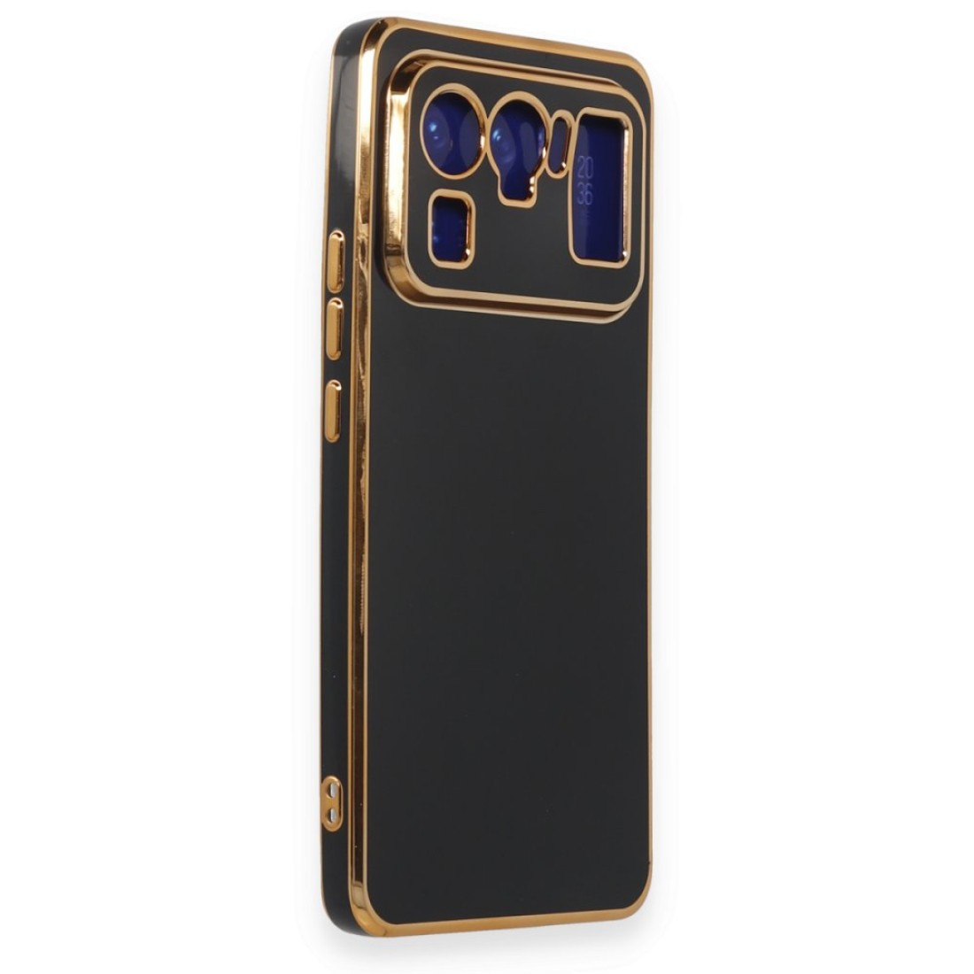  Xiaomi Mi 11 Ultra Kılıf Volet Silikon - Siyah