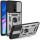  Xiaomi Redmi Note 8 Pro Kılıf Pars Lens Yüzüklü Silikon - Gümüş