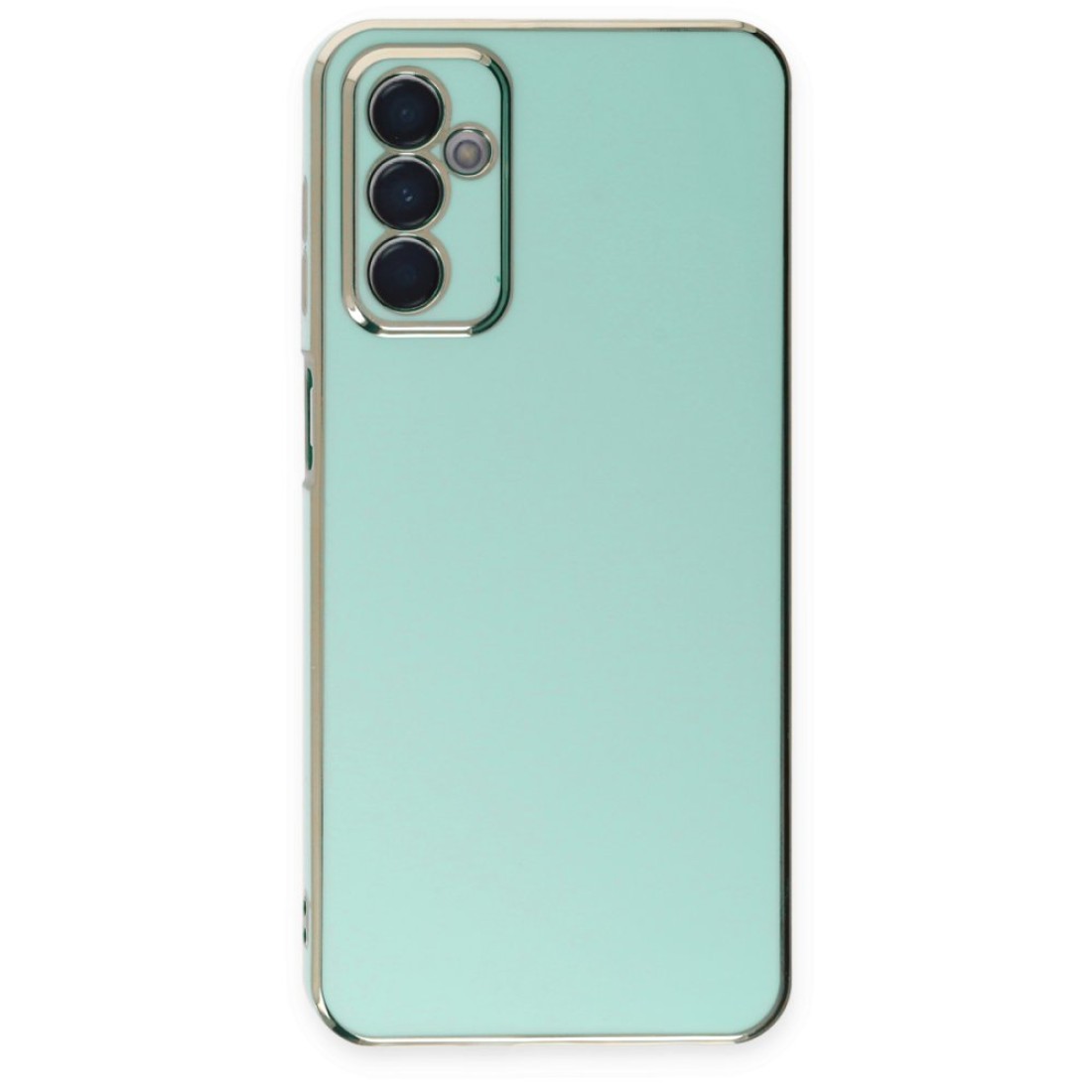  Samsung Galaxy M13 Kılıf Volet Silikon - Açık Yeşil