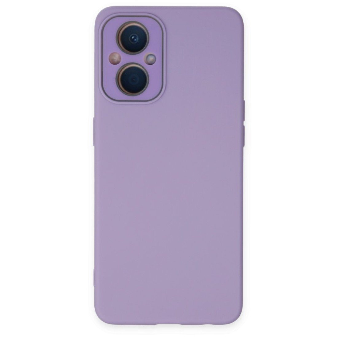  Oppo Reno 8 Lite Kılıf Lansman Glass Kapak - Lila