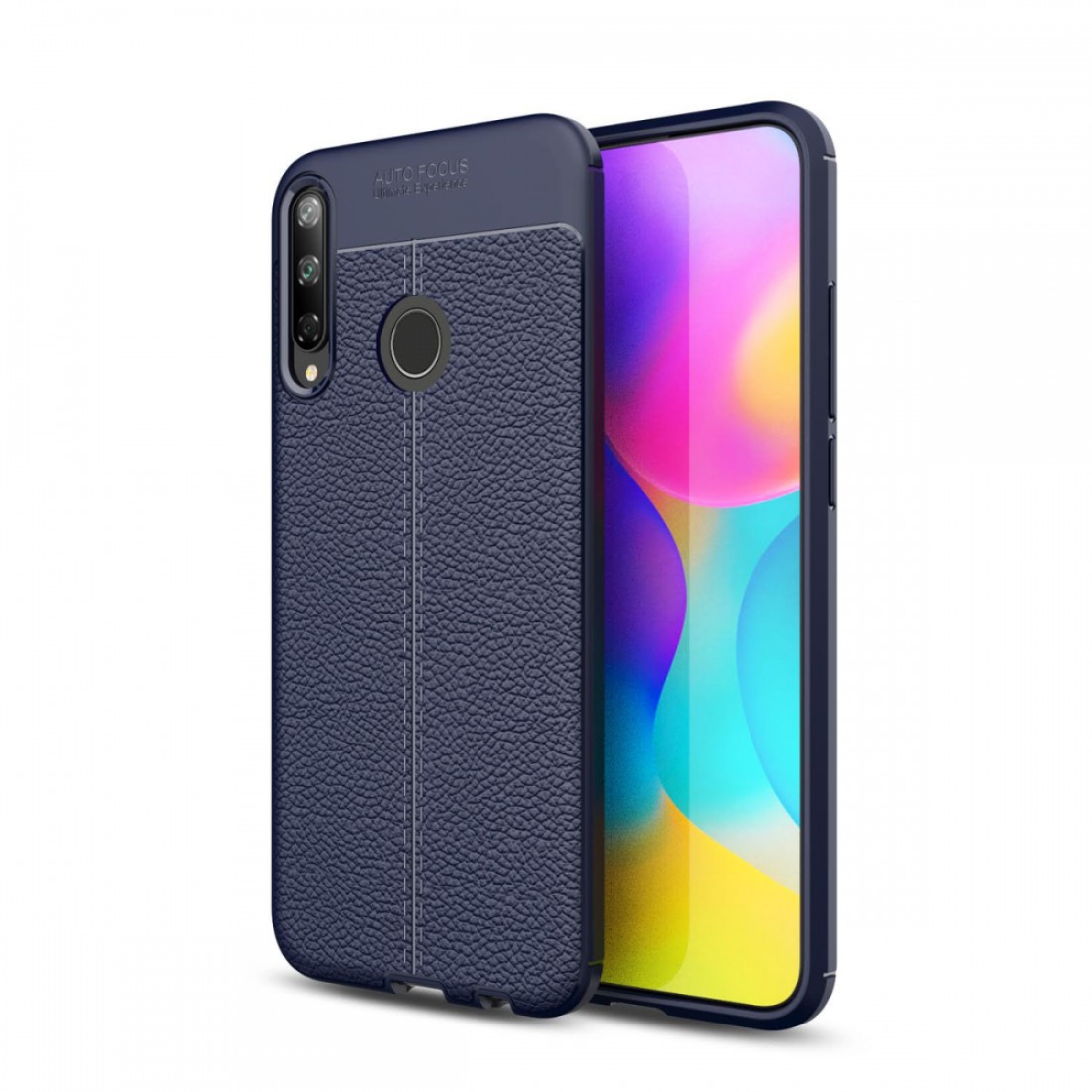  Huawei P40 Lite E Kılıf Auto Focus Kapak - Lacivert