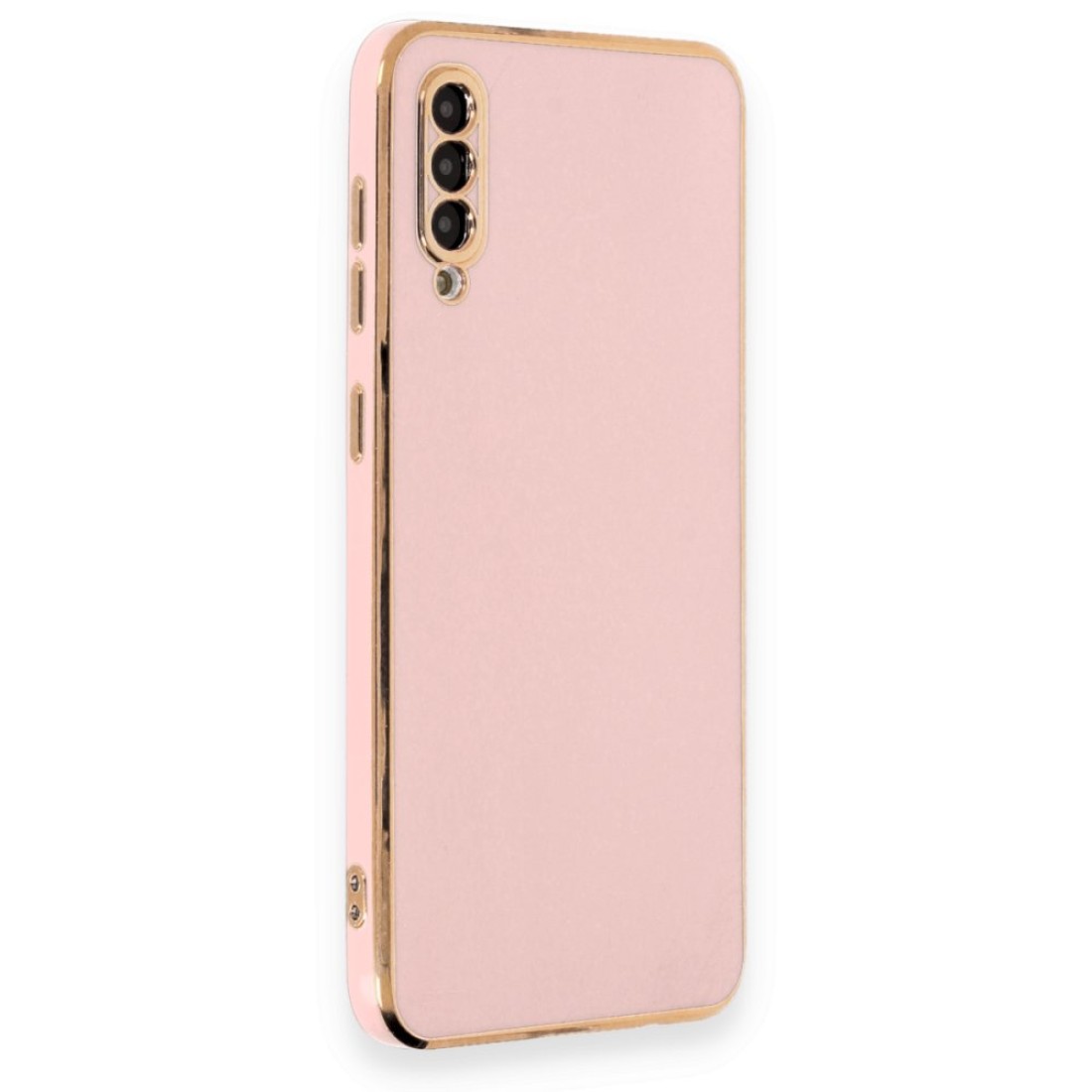  Samsung Galaxy A70 Kılıf Volet Silikon - Pembe
