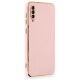 Samsung Galaxy A70 Kılıf Volet Silikon - Pembe Samsung Galaxy A70 Kılıf Volet Silikon - Pembe