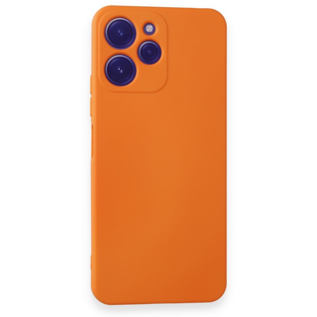  Xiaomi Redmi 12 Kılıf Nano içi Kadife Silikon - Turuncu