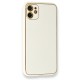  iPhone 12 Kılıf Coco Karbon Silikon - Beyaz