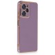  Xiaomi Poco X5 Pro 5G Kılıf Volet Silikon - Mor