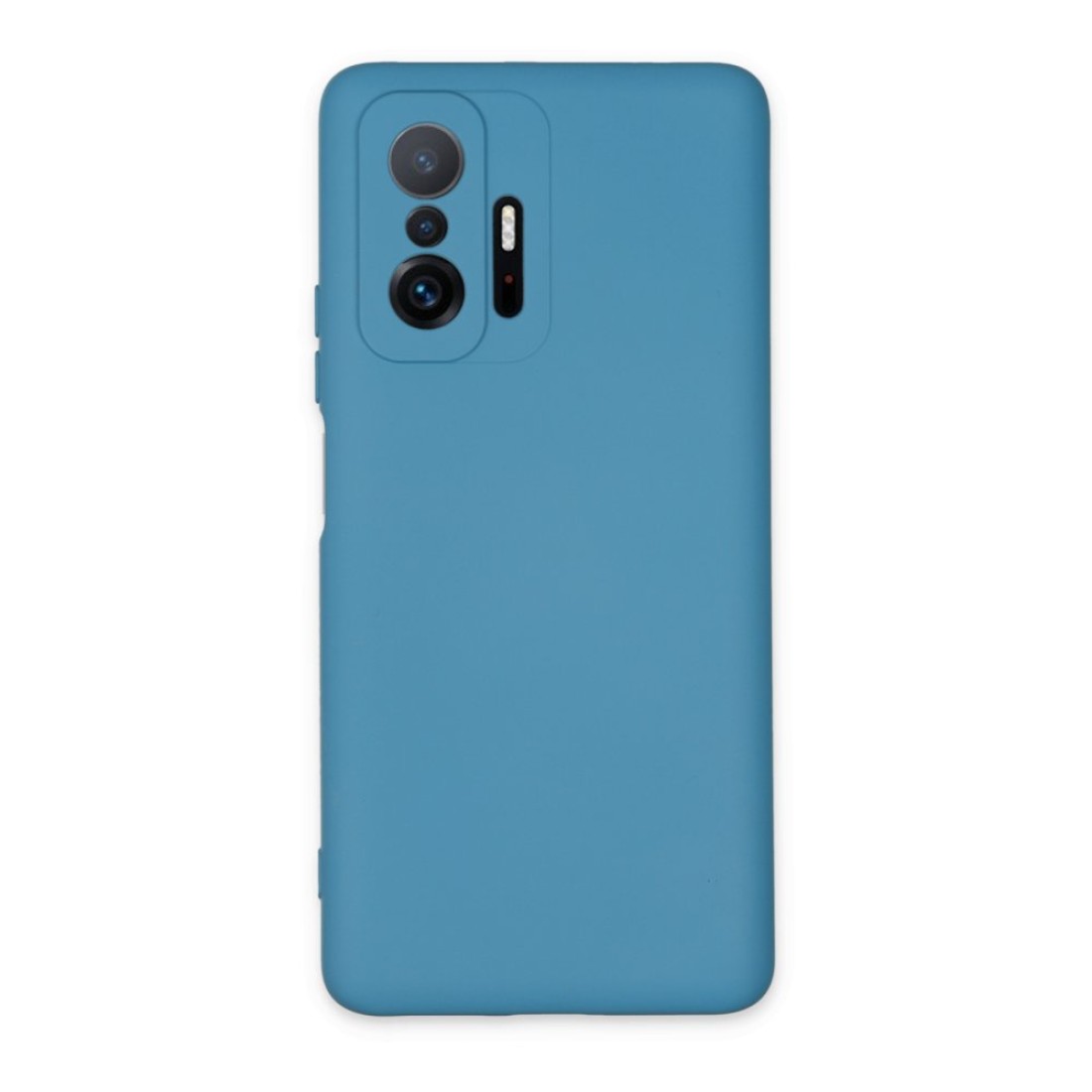  Xiaomi Mi 11T Kılıf Nano içi Kadife Silikon - Mavi