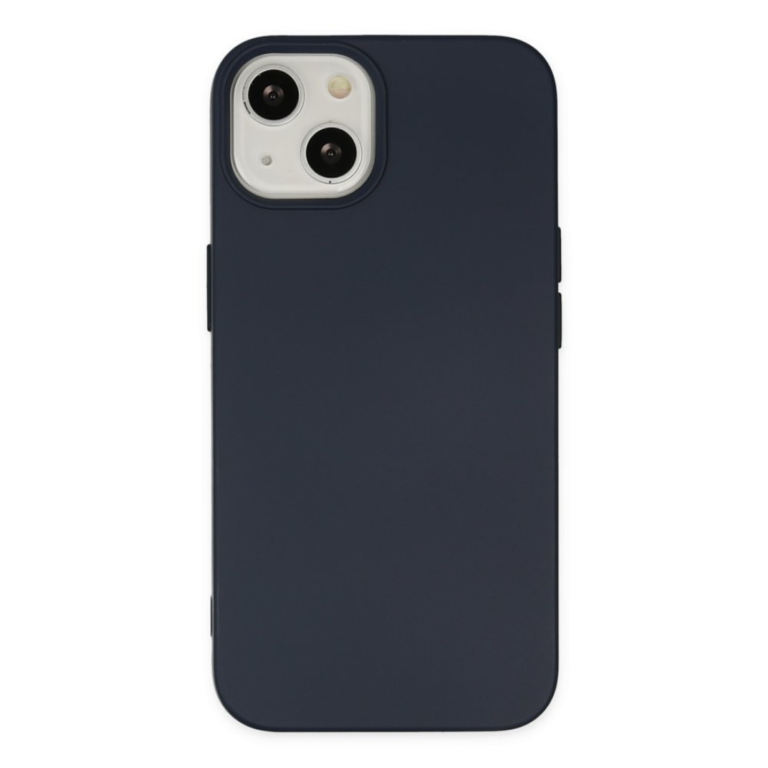  iPhone 14 Plus Kılıf Nano içi Kadife Silikon - Lacivert