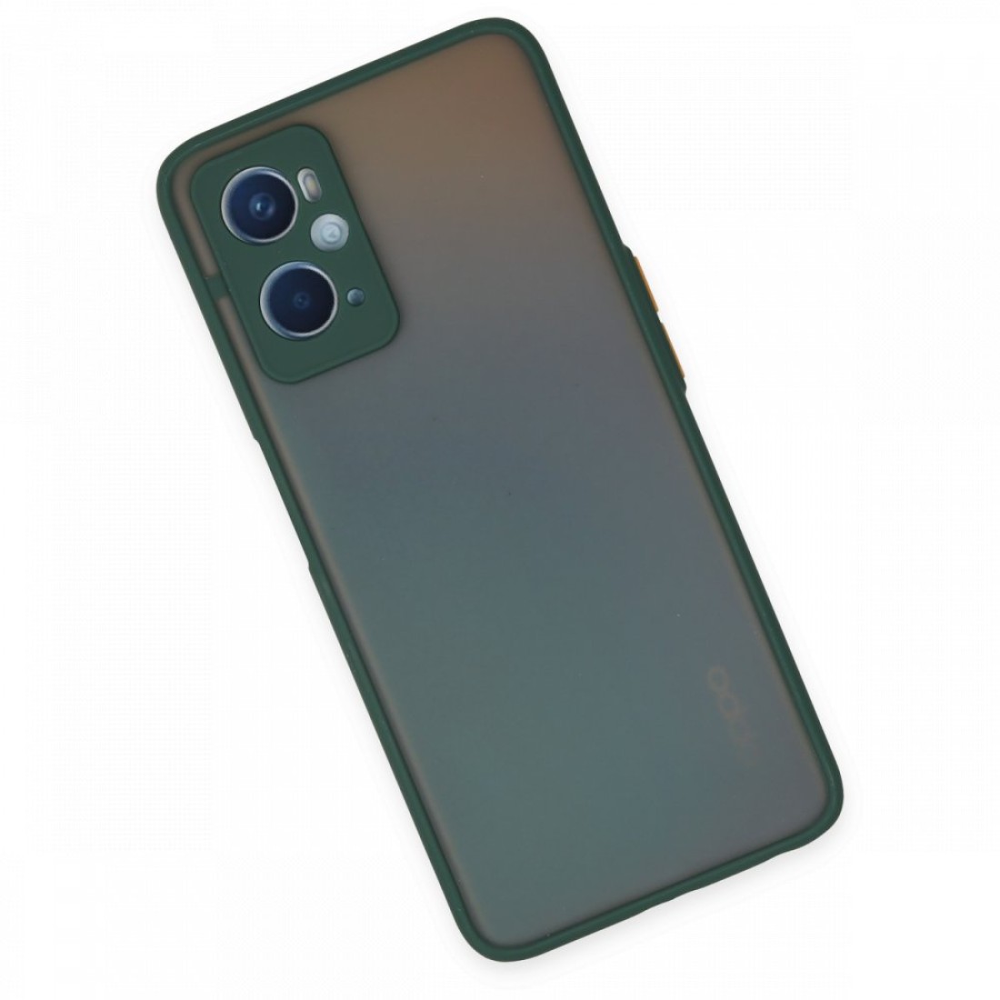 Oppo A96 Kılıf Montreal Silikon Kapak - Yeşil Oppo A96 Kılıf Montreal Silikon Kapak - Yeşil