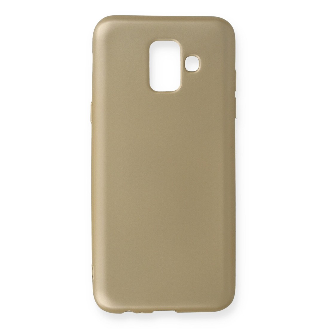  Samsung Galaxy A6 2018 Kılıf First Silikon - Gold