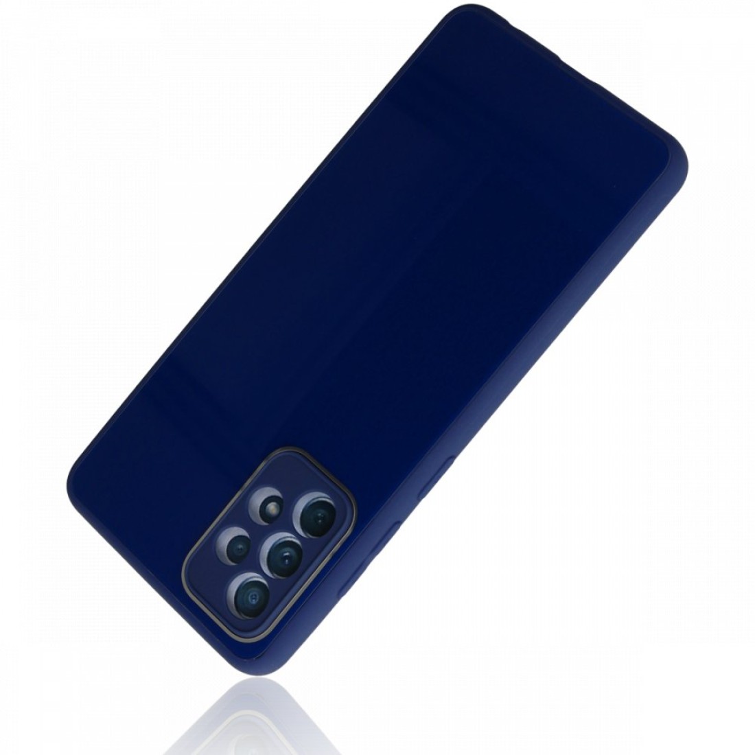  Samsung Galaxy A73 5G Kılıf Glass Kapak - Lacivert