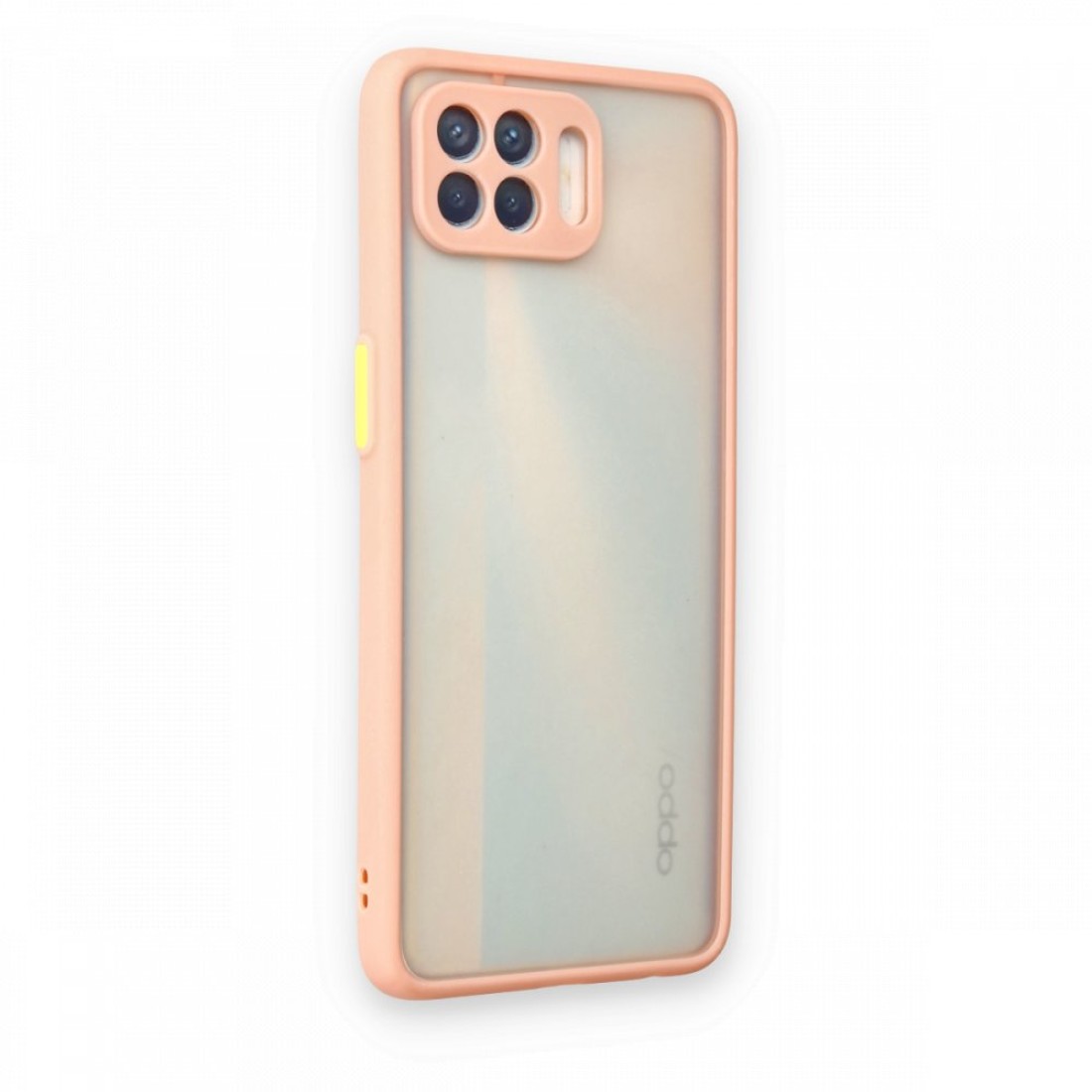  Oppo Reno 4 Lite Kılıf Montreal Silikon Kapak - Pembe