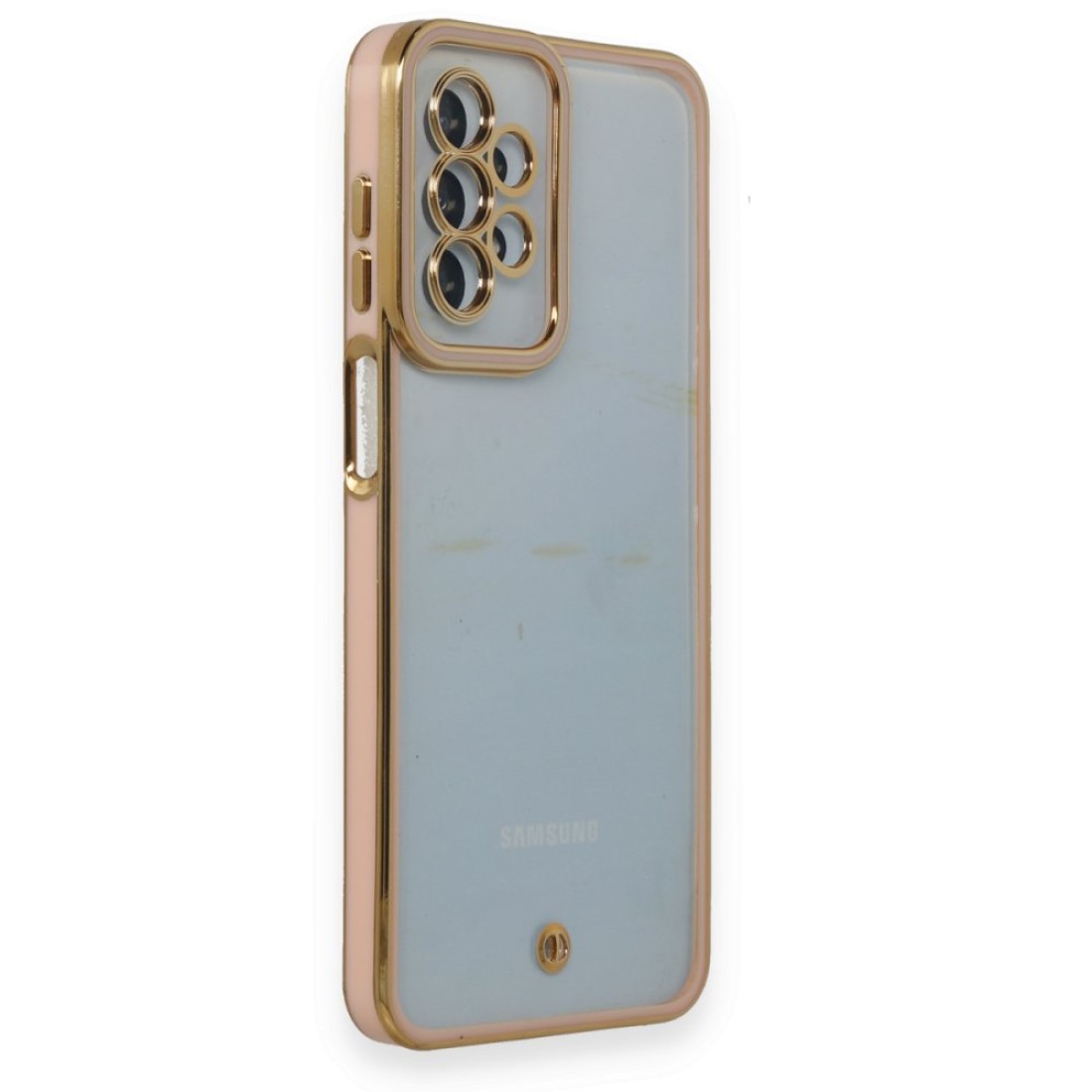  Samsung Galaxy A23 4G Kılıf Liva Lens Silikon - Pudra
