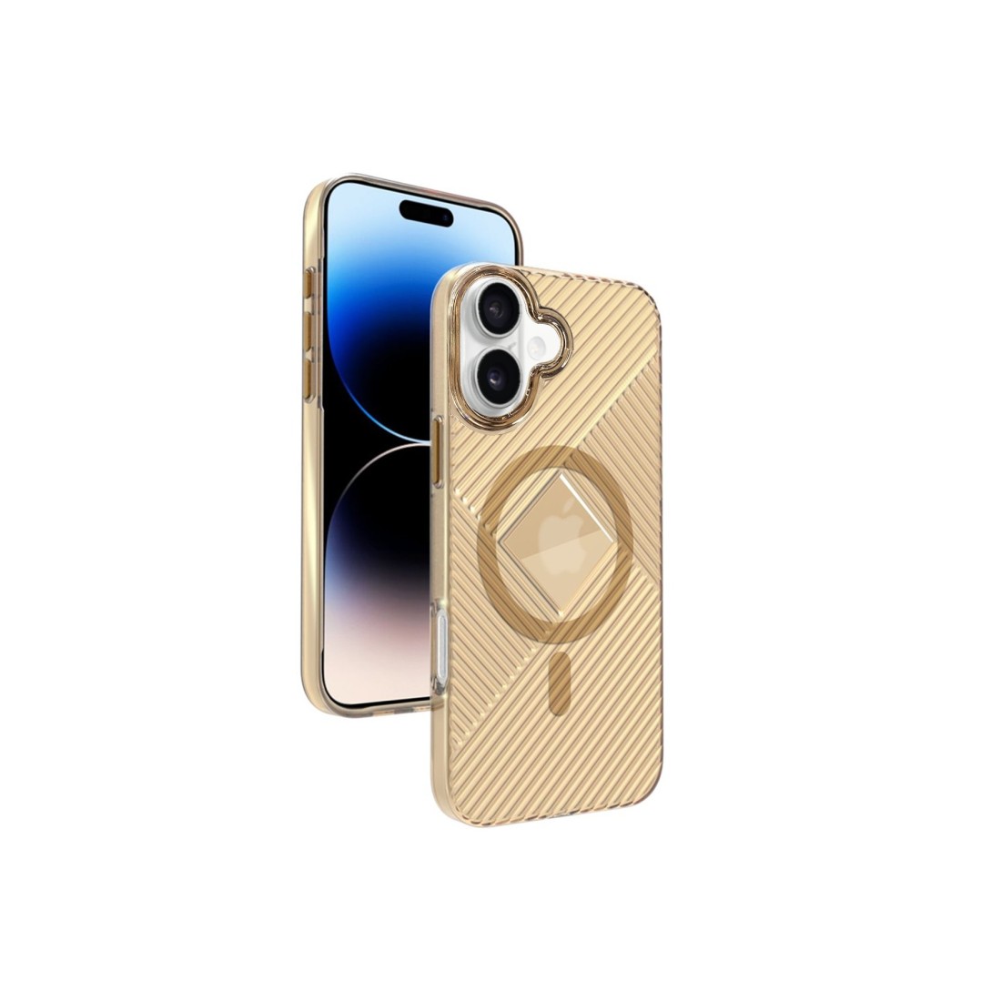 Joko iPhone 16 Stella PC Sert Magsafe Kılıf - Gold Joko iPhone 16 Stella PC Sert Magsafe Kılıf - Gold