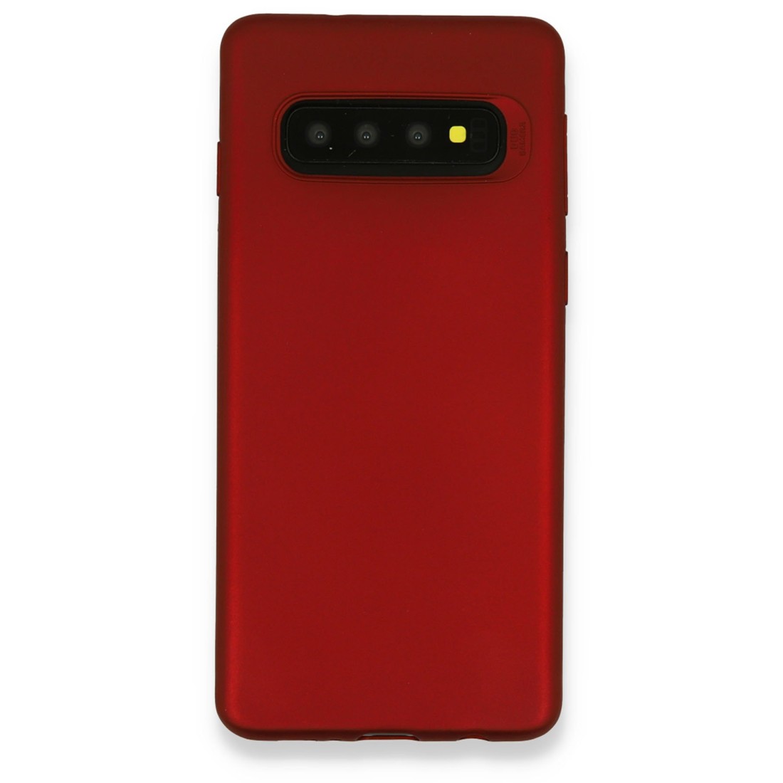 Samsung Galaxy S10 Plus Kılıf First Silikon - Bordo Samsung Galaxy S10 Plus Kılıf First Silikon - Bordo