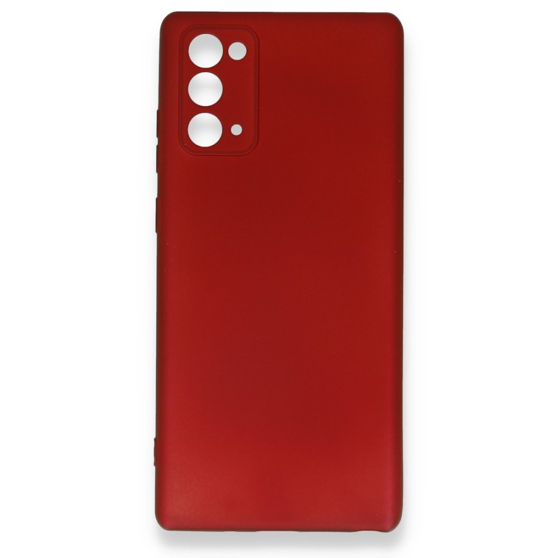  Samsung Galaxy Note 20 Kılıf First Silikon - Bordo