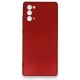  Samsung Galaxy Note 20 Kılıf First Silikon - Bordo