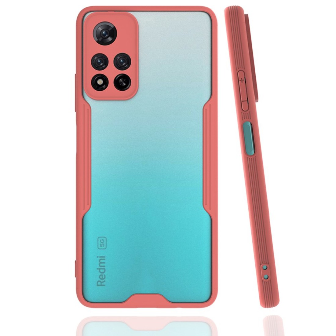  Xiaomi Redmi Note 11 Pro Plus 5G Kılıf Platin Silikon - Pembe