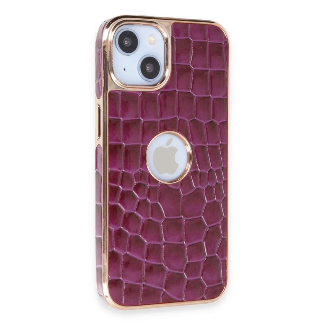  iPhone 13 Kılıf Snake Kapak - Derin Mor