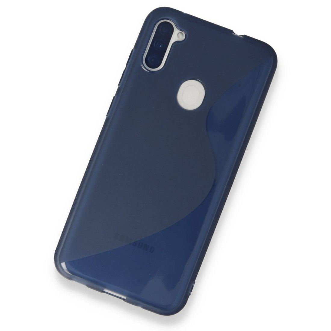  Samsung Galaxy M11 Kılıf S Silikon - Mavi