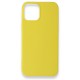 iPhone 12 Mini Kılıf First Silikon - Sarı iPhone 12 Mini Kılıf First Silikon - Sarı